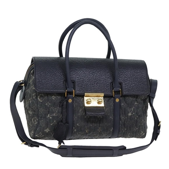Louis Vuitton Monogram Volupte Psyche Boston Bag 2way Gray GM - Picture 1 of 12